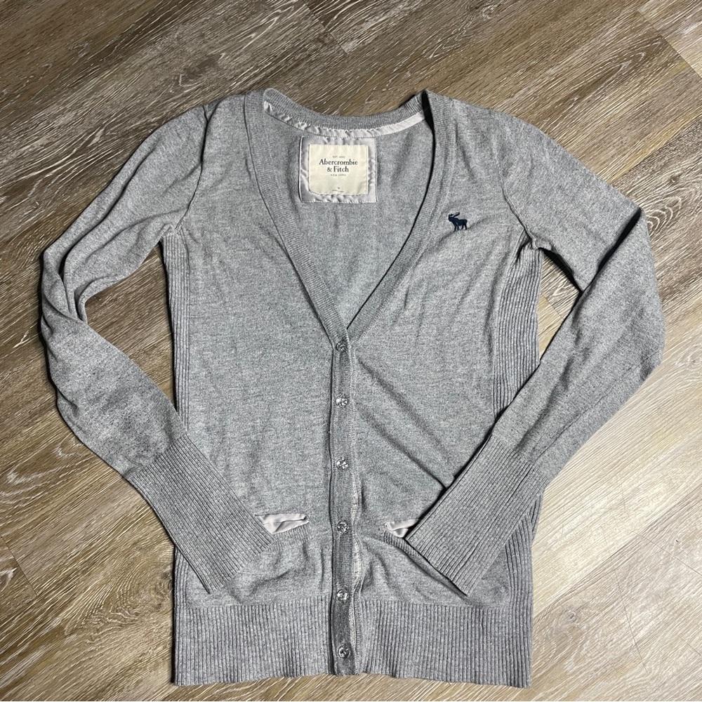 Abercrombrie & Fitch Grey Cardigan